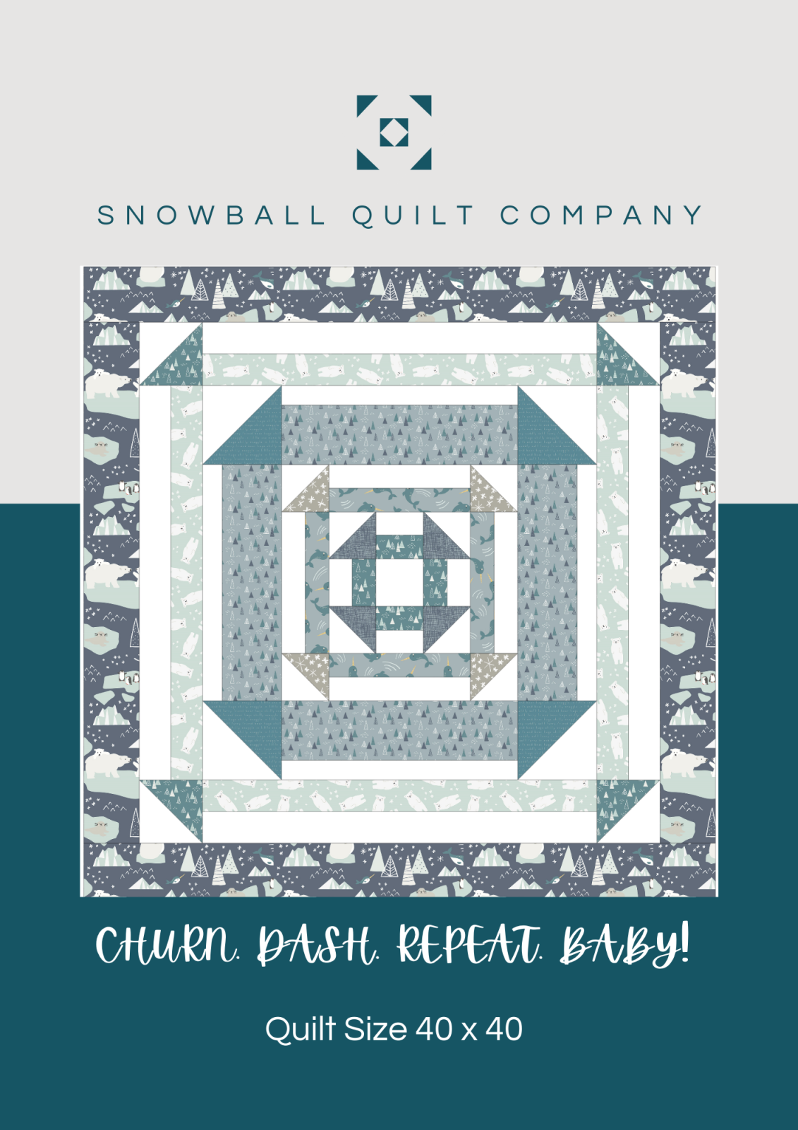 Churn. Dash. Repeat. Baby! Pattern - Physical Copy