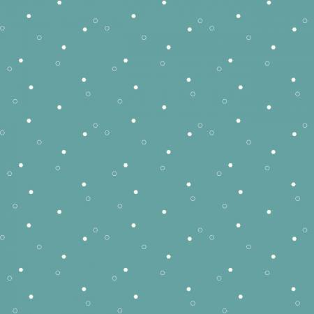 Daisy Fields Scattered Hexies Teal