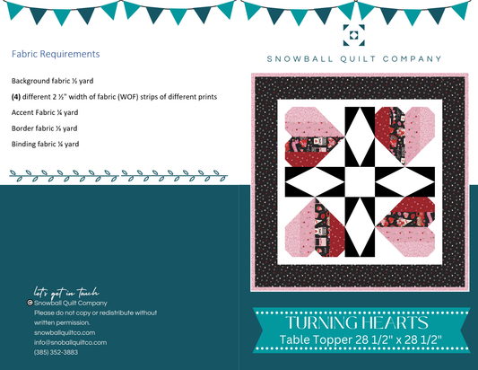 Turning Hearts Quilt Kit